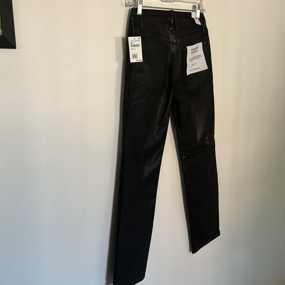 🎉HP🎉 NWT Good American Good Legs Straight Coated Jeans - Picture 15 of 15